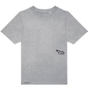 T-shirt safety amigo pin front